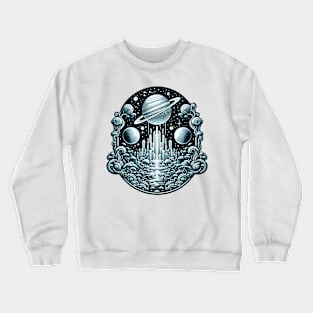 Fantastic Worlds Of Outer Space 408 Crewneck Sweatshirt